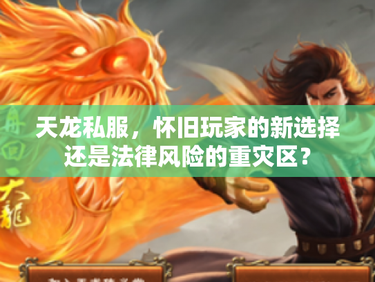 天龙私服，怀旧玩家的新选择还是法律风险的重灾区？