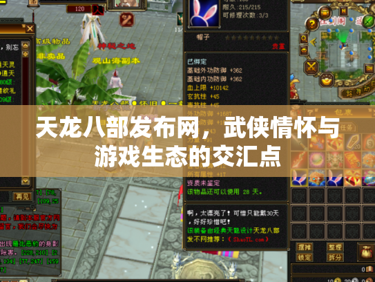 天龙八部发布网，武侠情怀与游戏生态的交汇点