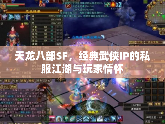 天龙八部SF，经典武侠IP的私服江湖与玩家情怀