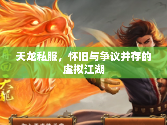 天龙私服，怀旧与争议并存的虚拟江湖