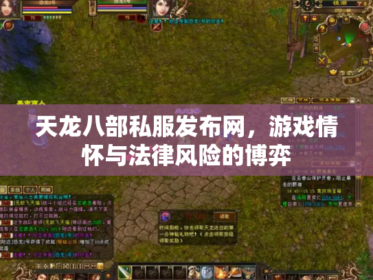 天龙八部私服发布网，游戏情怀与法律风险的博弈