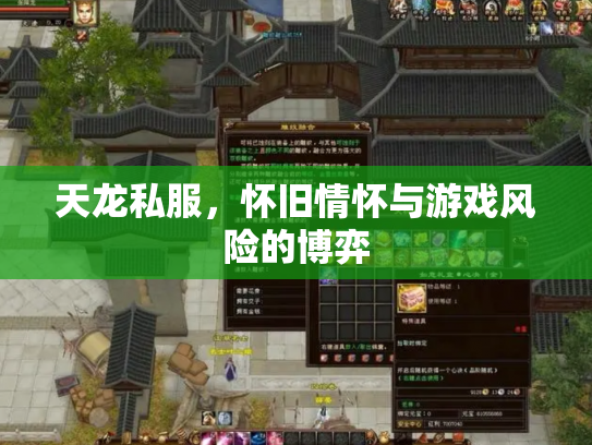 天龙私服，怀旧情怀与游戏风险的博弈