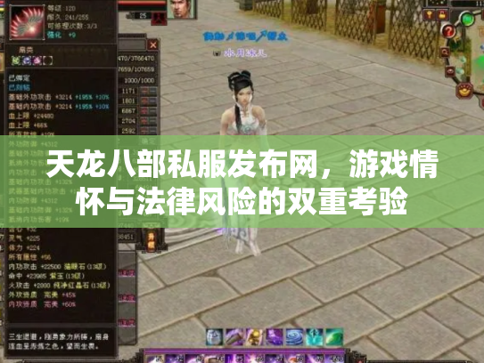 天龙八部私服发布网，游戏情怀与法律风险的双重考验