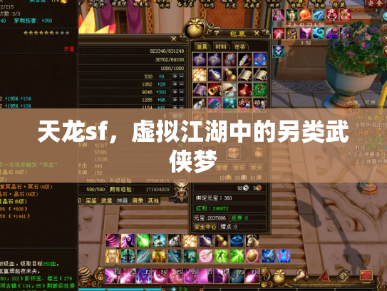 天龙sf，虚拟江湖中的另类武侠梦
