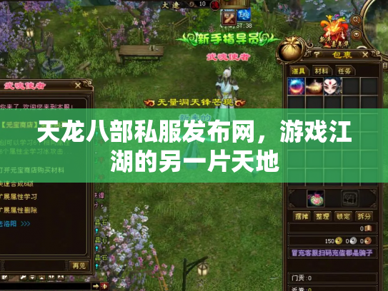 天龙八部私服发布网，游戏江湖的另一片天地