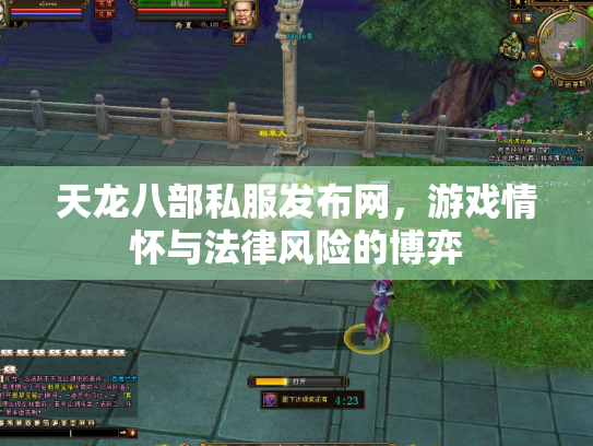 天龙八部私服发布网，游戏情怀与法律风险的博弈