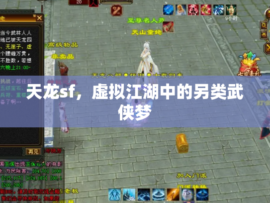 天龙sf，虚拟江湖中的另类武侠梦