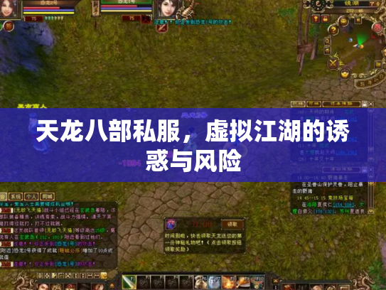 天龙八部私服，虚拟江湖的诱惑与风险