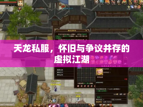 天龙私服，怀旧与争议并存的虚拟江湖