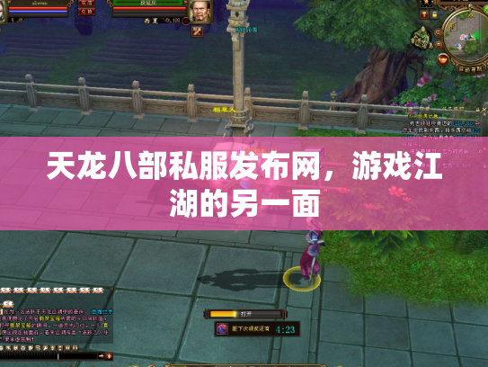 天龙八部私服发布网，游戏江湖的另一面