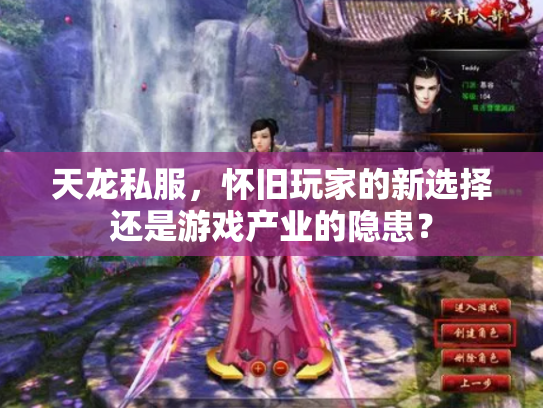 天龙私服，怀旧玩家的新选择还是游戏产业的隐患？