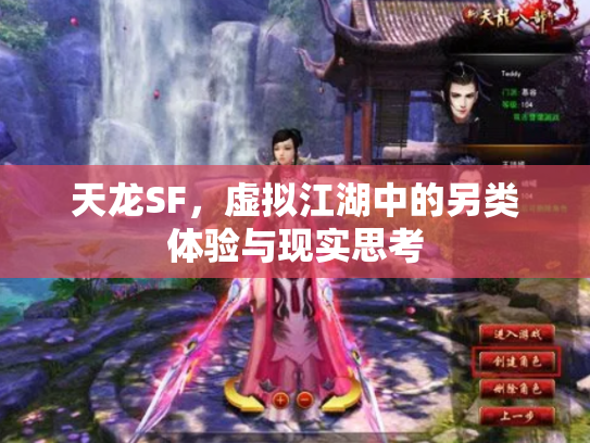 天龙SF，虚拟江湖中的另类体验与现实思考