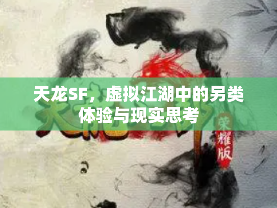 天龙SF，虚拟江湖中的另类体验与现实思考