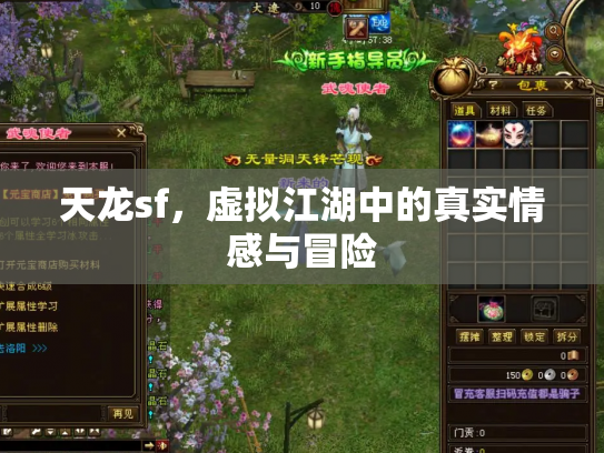 天龙sf，虚拟江湖中的真实情感与冒险