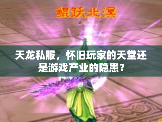 天龙私服，怀旧玩家的天堂还是游戏产业的隐患？