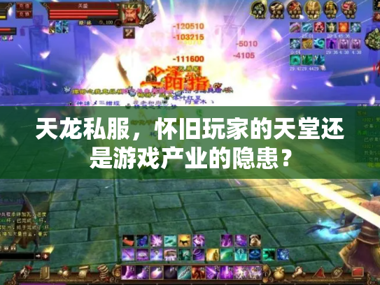 天龙私服，怀旧玩家的天堂还是游戏产业的隐患？