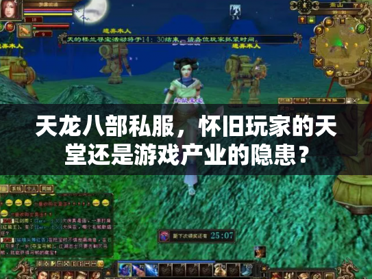 天龙八部私服，怀旧玩家的天堂还是游戏产业的隐患？