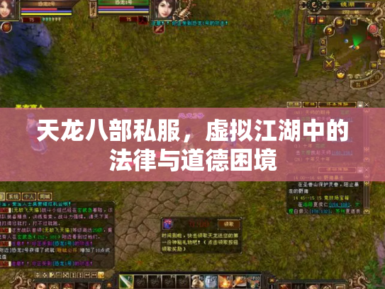 天龙八部私服，虚拟江湖中的法律与道德困境