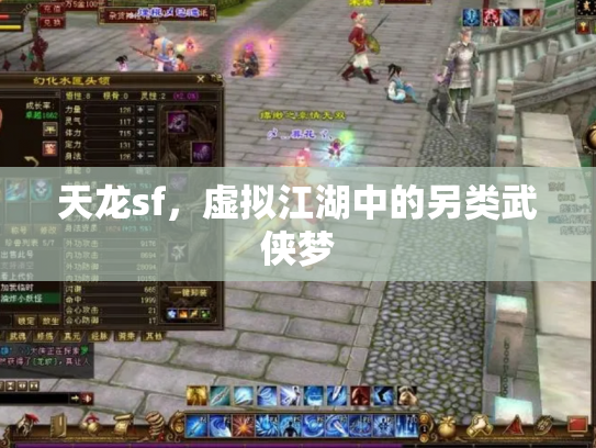 天龙sf，虚拟江湖中的另类武侠梦