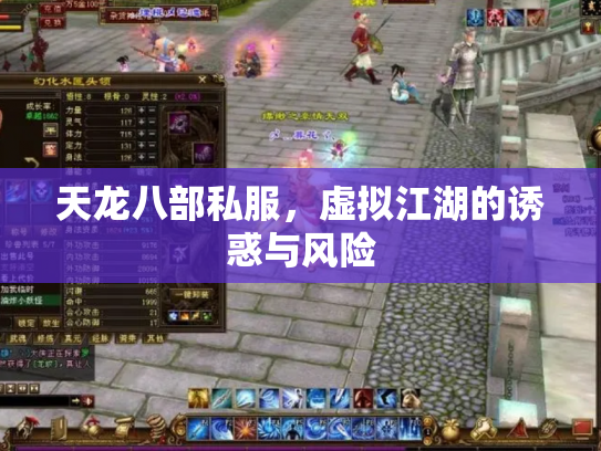 天龙八部私服，虚拟江湖的诱惑与风险