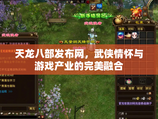 天龙八部发布网，武侠情怀与游戏产业的完美融合