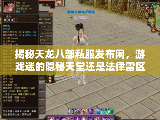 揭秘天龙八部私服发布网，游戏迷的隐秘天堂还是法律雷区？