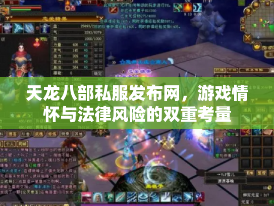 天龙八部私服发布网，游戏情怀与法律风险的双重考量