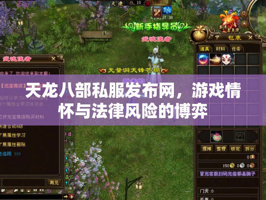 天龙八部私服发布网，游戏情怀与法律风险的博弈