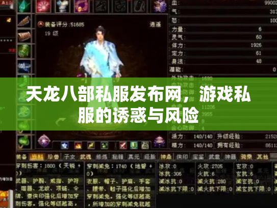 天龙八部私服发布网，游戏私服的诱惑与风险