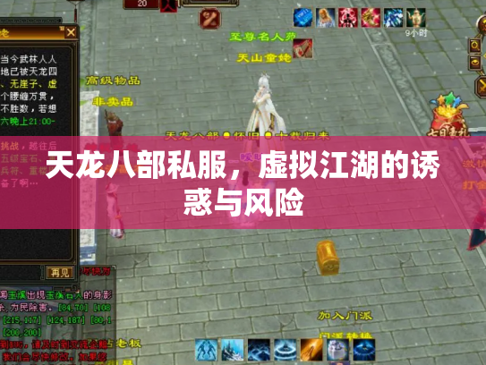 天龙八部私服，虚拟江湖的诱惑与风险