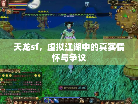 天龙sf，虚拟江湖中的真实情怀与争议