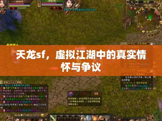 天龙sf，虚拟江湖中的真实情怀与争议