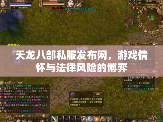 天龙八部私服发布网，游戏情怀与法律风险的博弈
