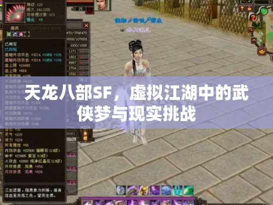 天龙八部SF，虚拟江湖中的武侠梦与现实挑战