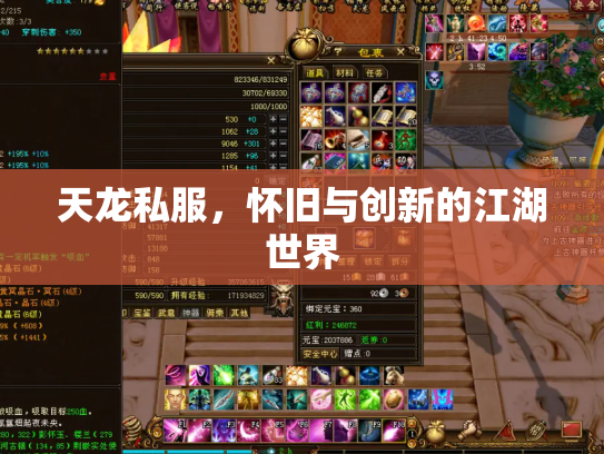 天龙私服，怀旧与创新的江湖世界