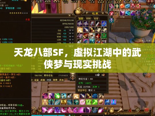 天龙八部SF，虚拟江湖中的武侠梦与现实挑战