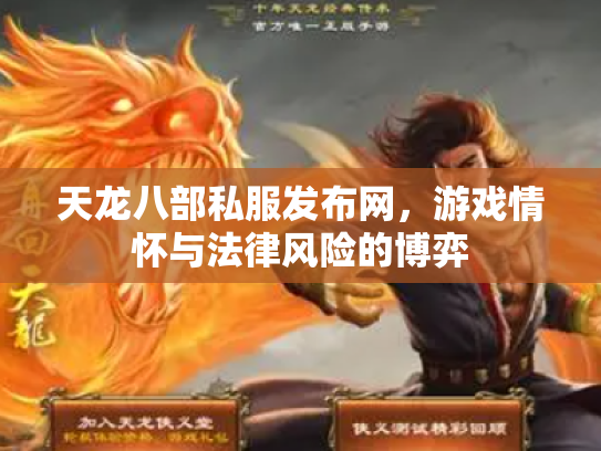 天龙八部私服发布网，游戏情怀与法律风险的博弈