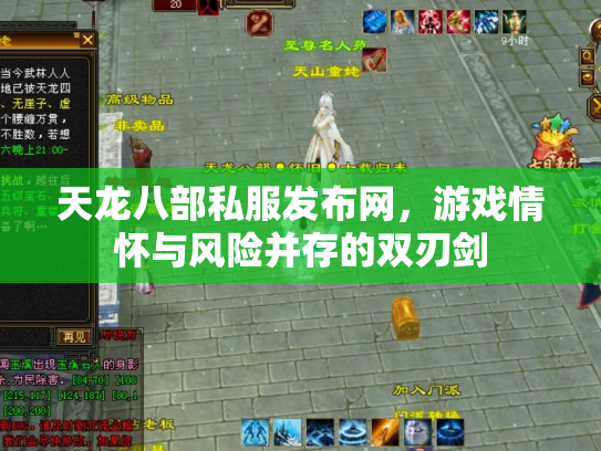天龙八部私服发布网，游戏情怀与风险并存的双刃剑