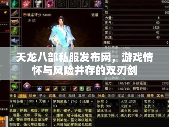 天龙八部私服发布网，游戏情怀与风险并存的双刃剑