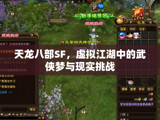天龙八部SF，虚拟江湖中的武侠梦与现实挑战
