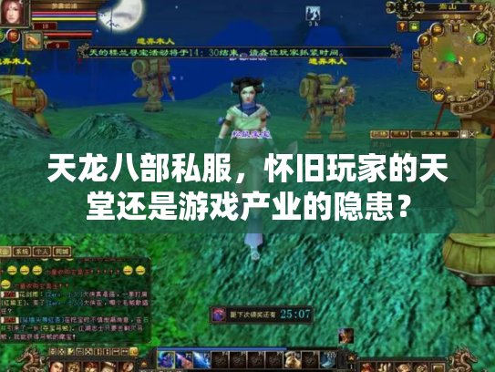 天龙八部私服，怀旧玩家的天堂还是游戏产业的隐患？