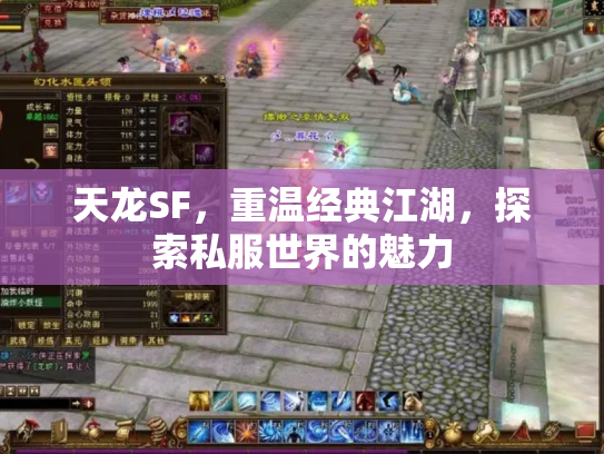 天龙SF，重温经典江湖，探索私服世界的魅力