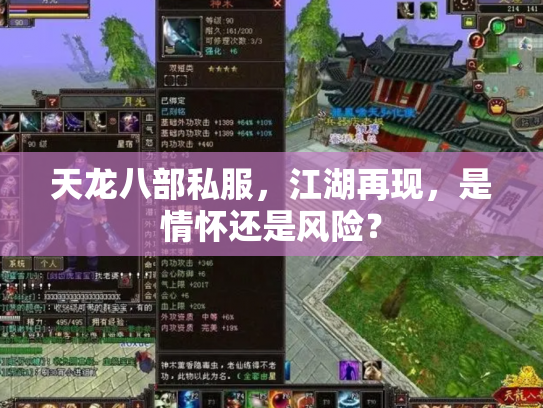 天龙八部私服，江湖再现，是情怀还是风险？