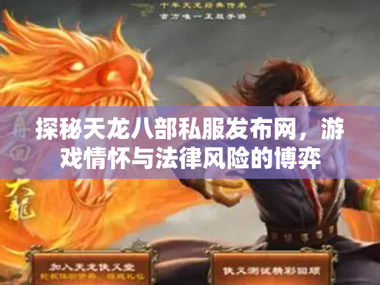 探秘天龙八部私服发布网，游戏情怀与法律风险的博弈