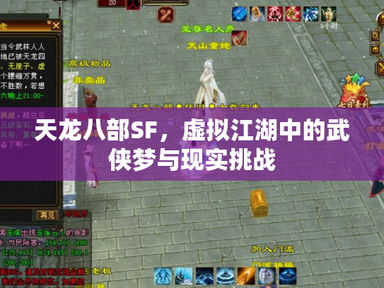 天龙八部SF，虚拟江湖中的武侠梦与现实挑战