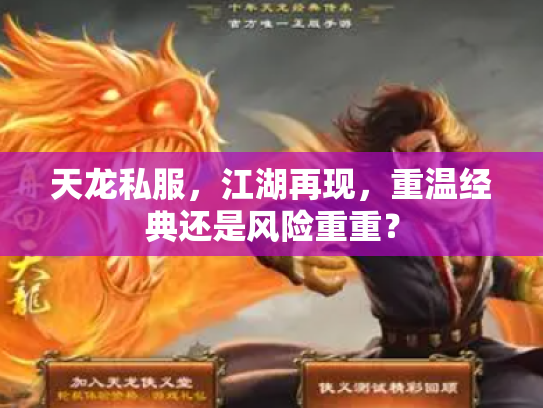 天龙私服，江湖再现，重温经典还是风险重重？