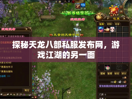 探秘天龙八部私服发布网，游戏江湖的另一面