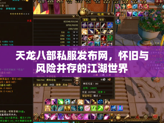 天龙八部私服发布网，怀旧与风险并存的江湖世界