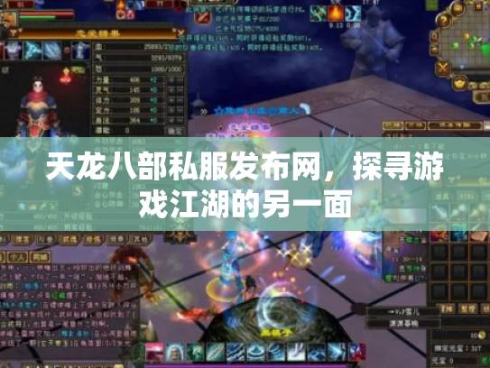 天龙八部私服发布网，探寻游戏江湖的另一面