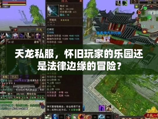 天龙私服，怀旧玩家的乐园还是法律边缘的冒险？